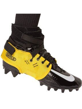 Battle Sports XFAST Over the Cleat Ankle Support System Yellow - Size X-Large XL
